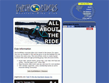 Tablet Screenshot of earthriders.com
